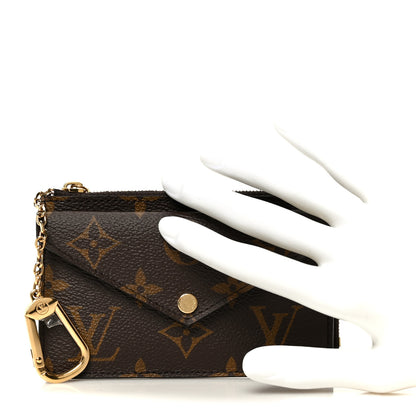 Louis Vuitton Monogram Recto Verso Card Holder Black 2 of 9