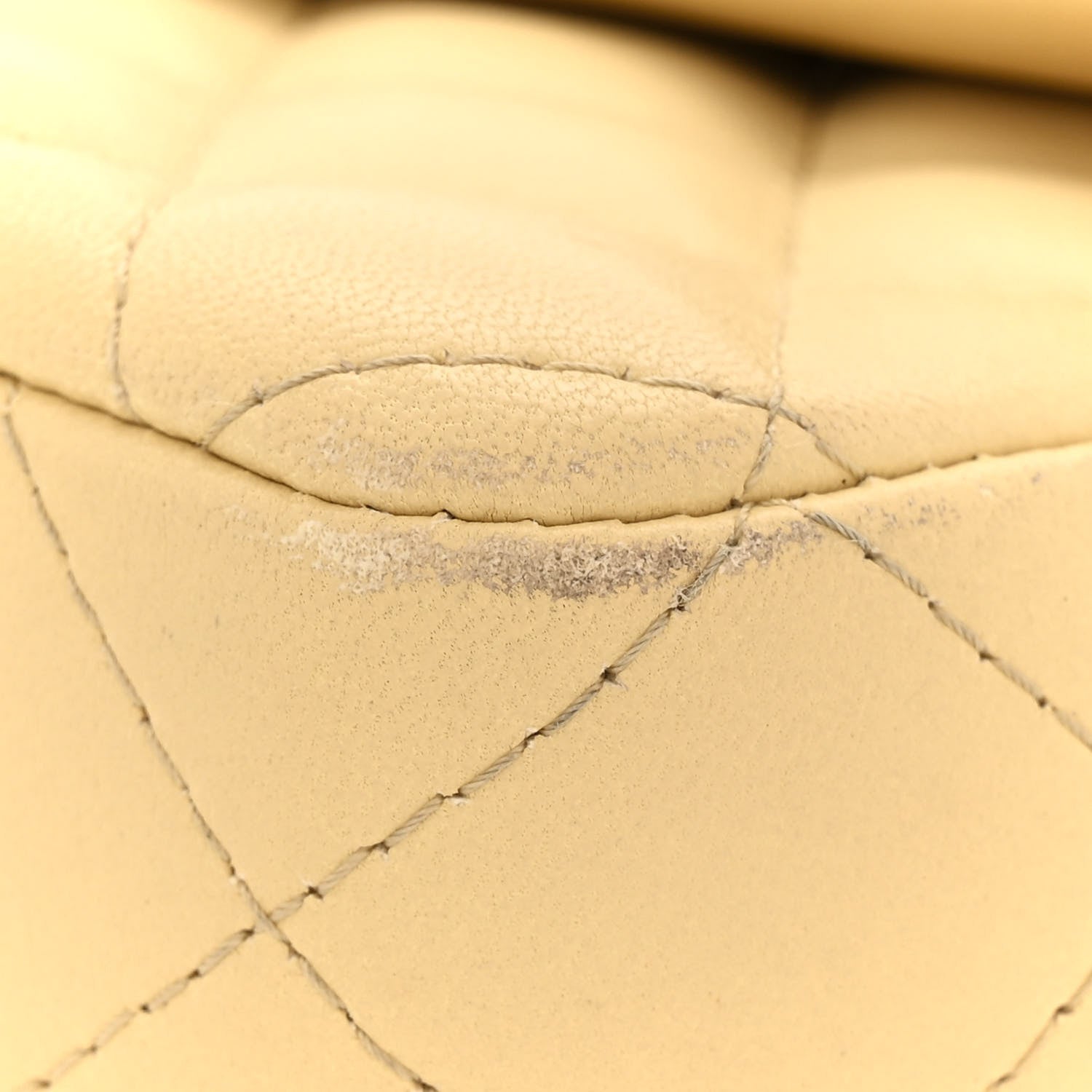Chanel Lambskin Quilted Mini Rectangular Flap Light Yellow 12 of 13