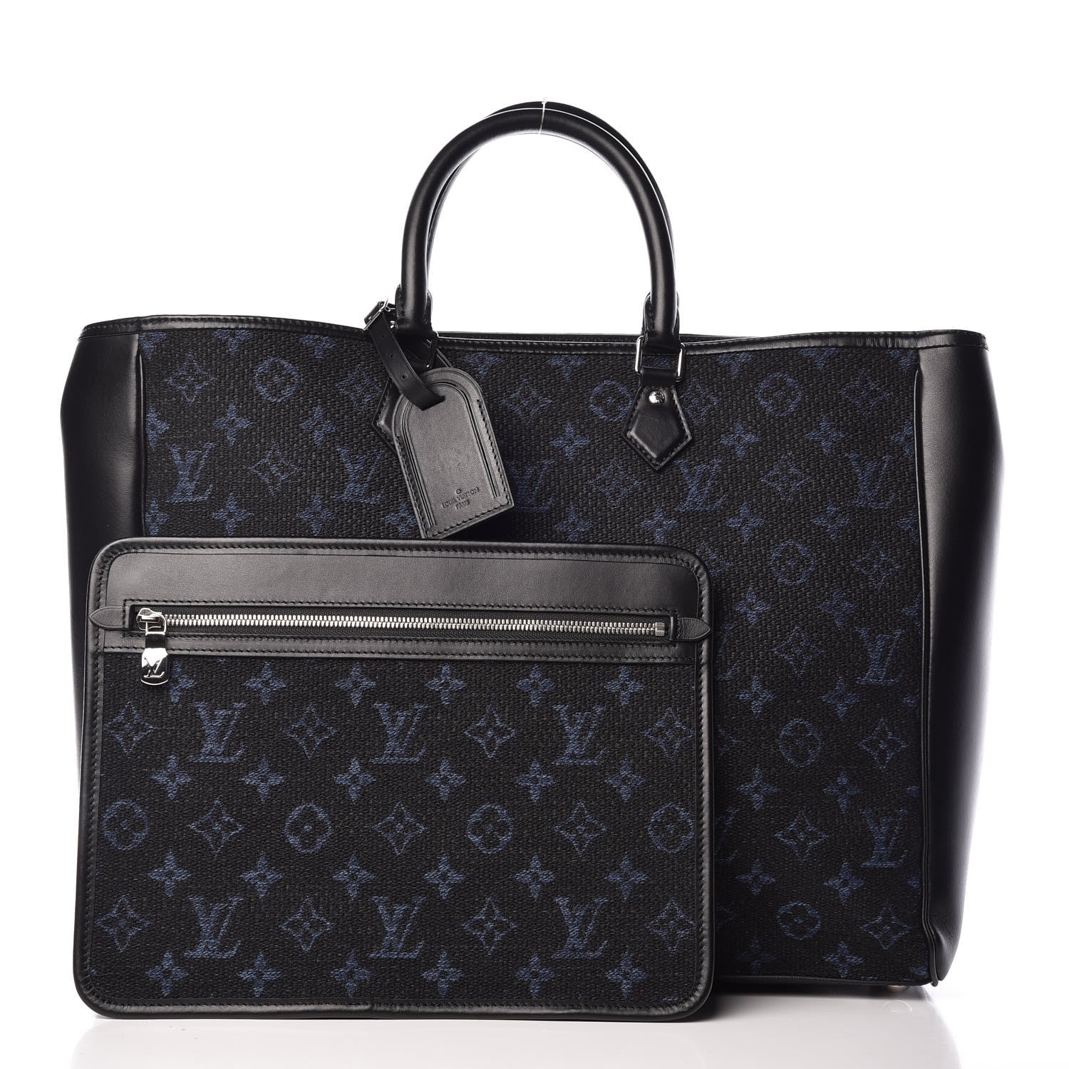 Louis Vuitton Jacquard Monogram Grand Sac Cobalt 3 of 10
