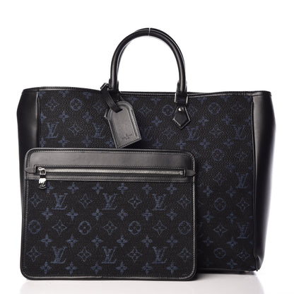 Louis Vuitton Jacquard Monogram Grand Sac Cobalt 3 of 10