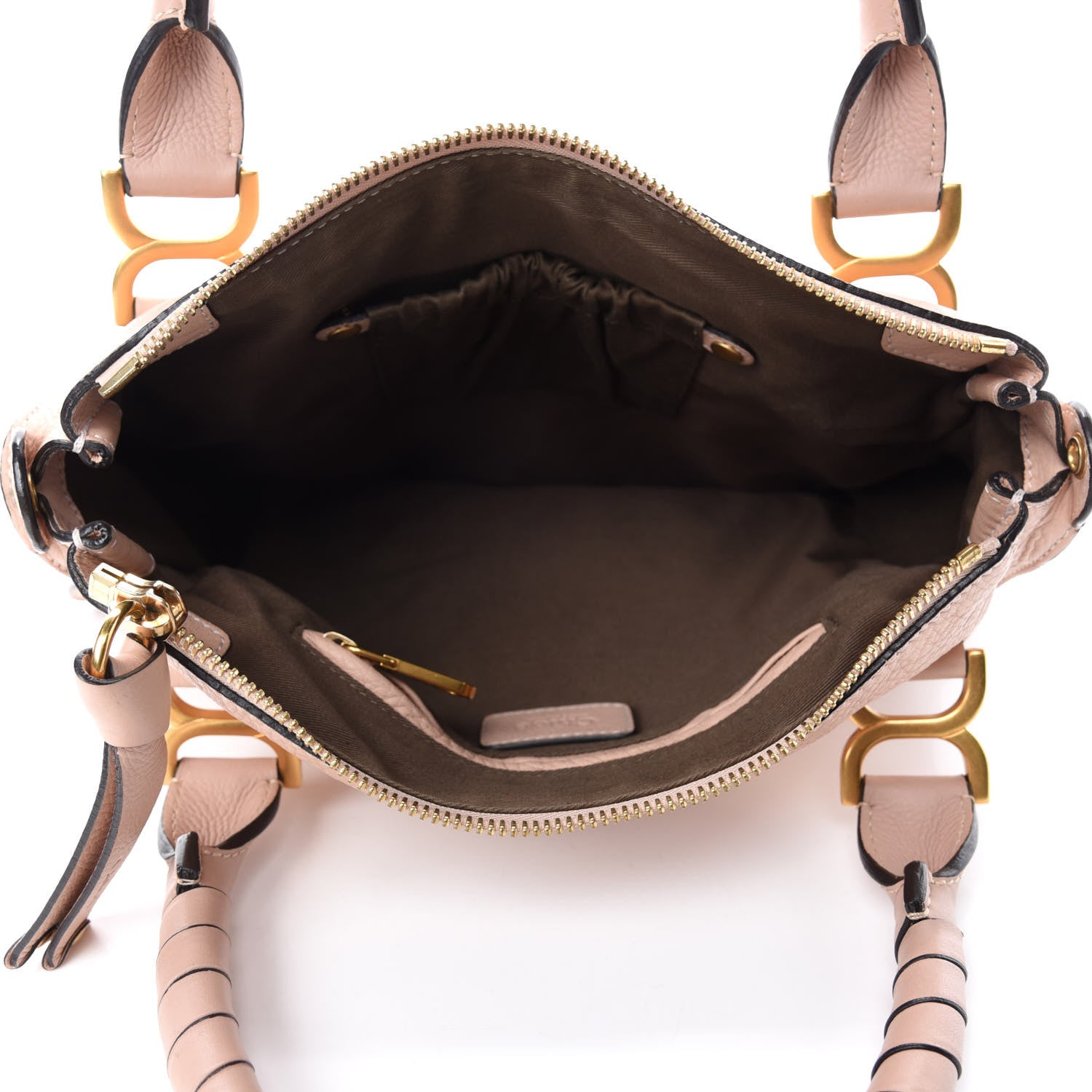 Chloe Calfskin Medium Marcie Satchel Blush Nude 5 of 12