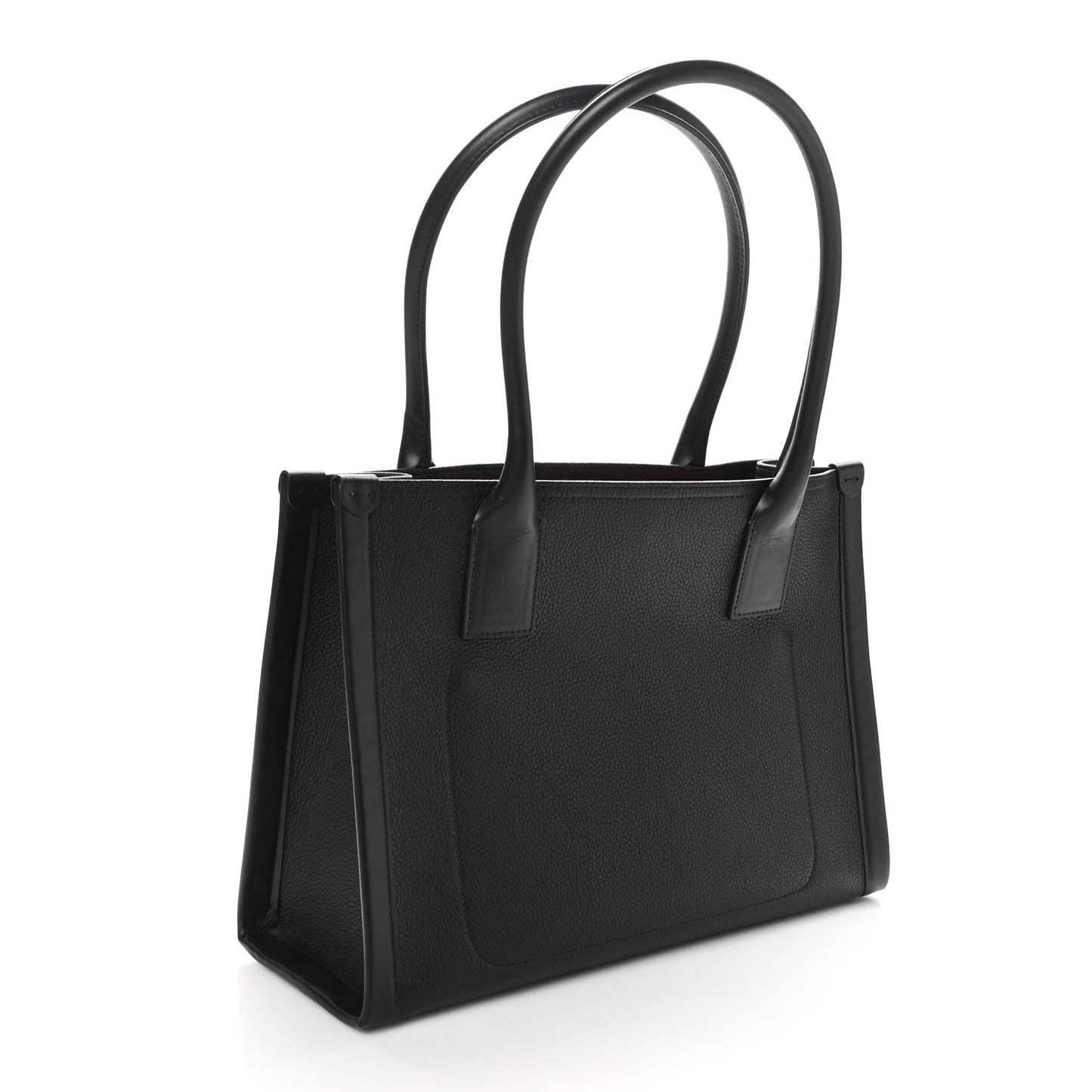 Calfskin Empire Small By My Side Tote Black