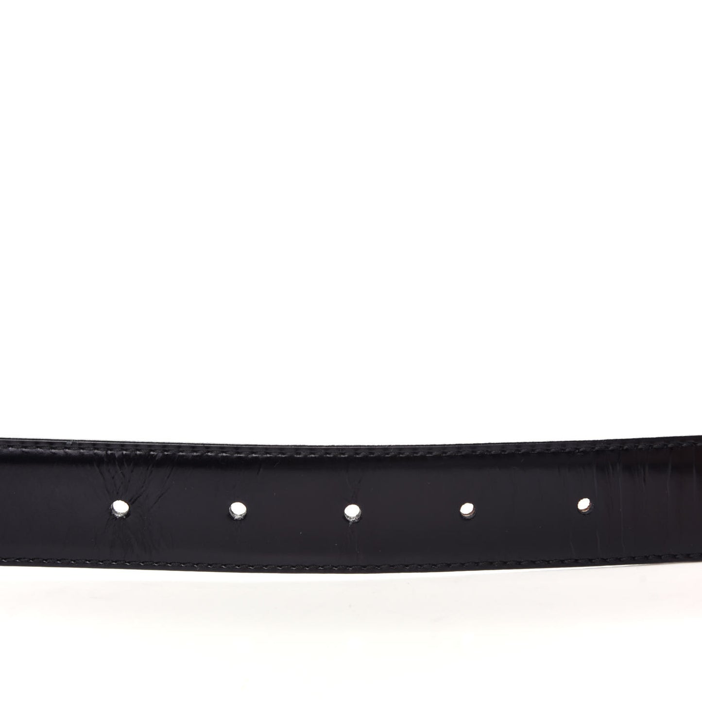Calfskin G Buckle Belt 75 30 Black