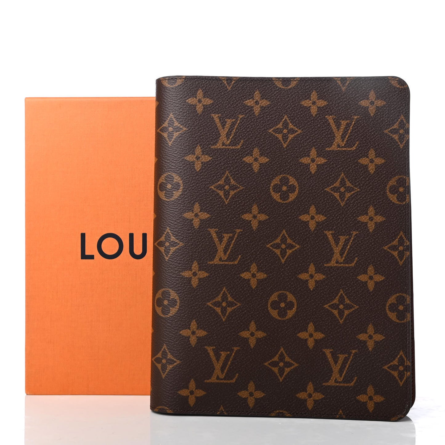 Monogram Desk Agenda Cover