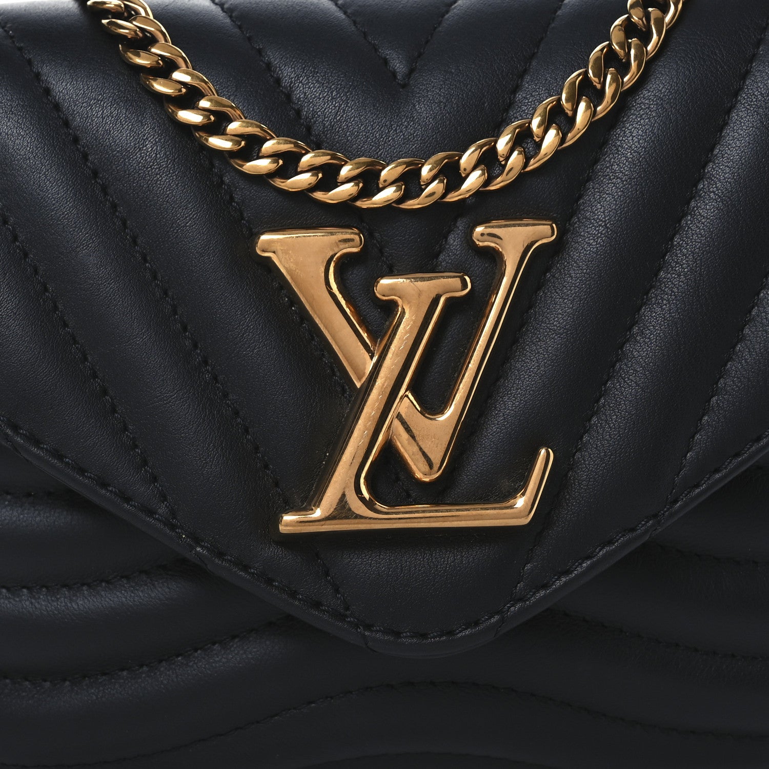 Louis Vuitton Calfskin New Wave Multi Pochette Black 7 of 11