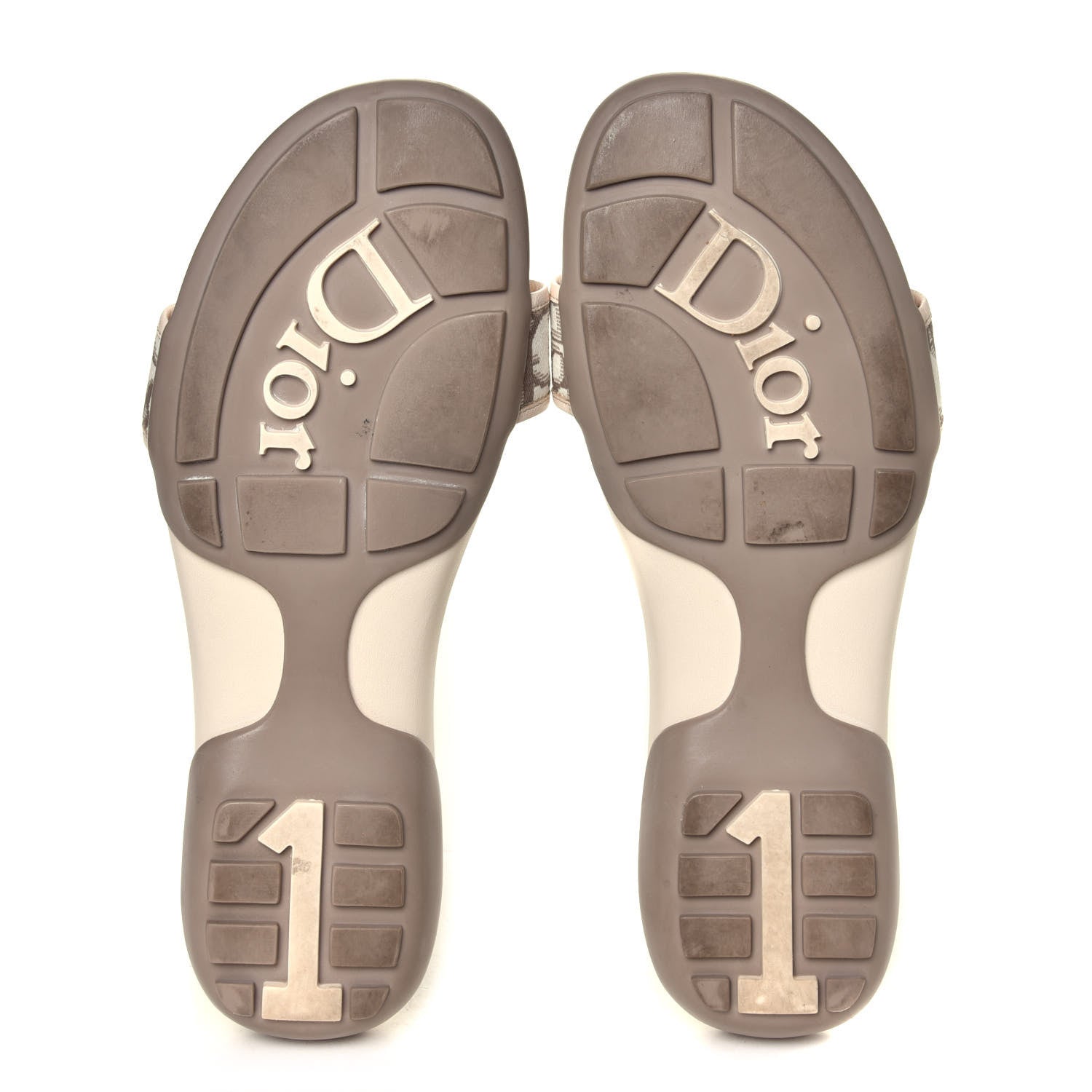 Christian Dior Monogram Vintage Flowers Sandals 37.5 Beige 12 of 14