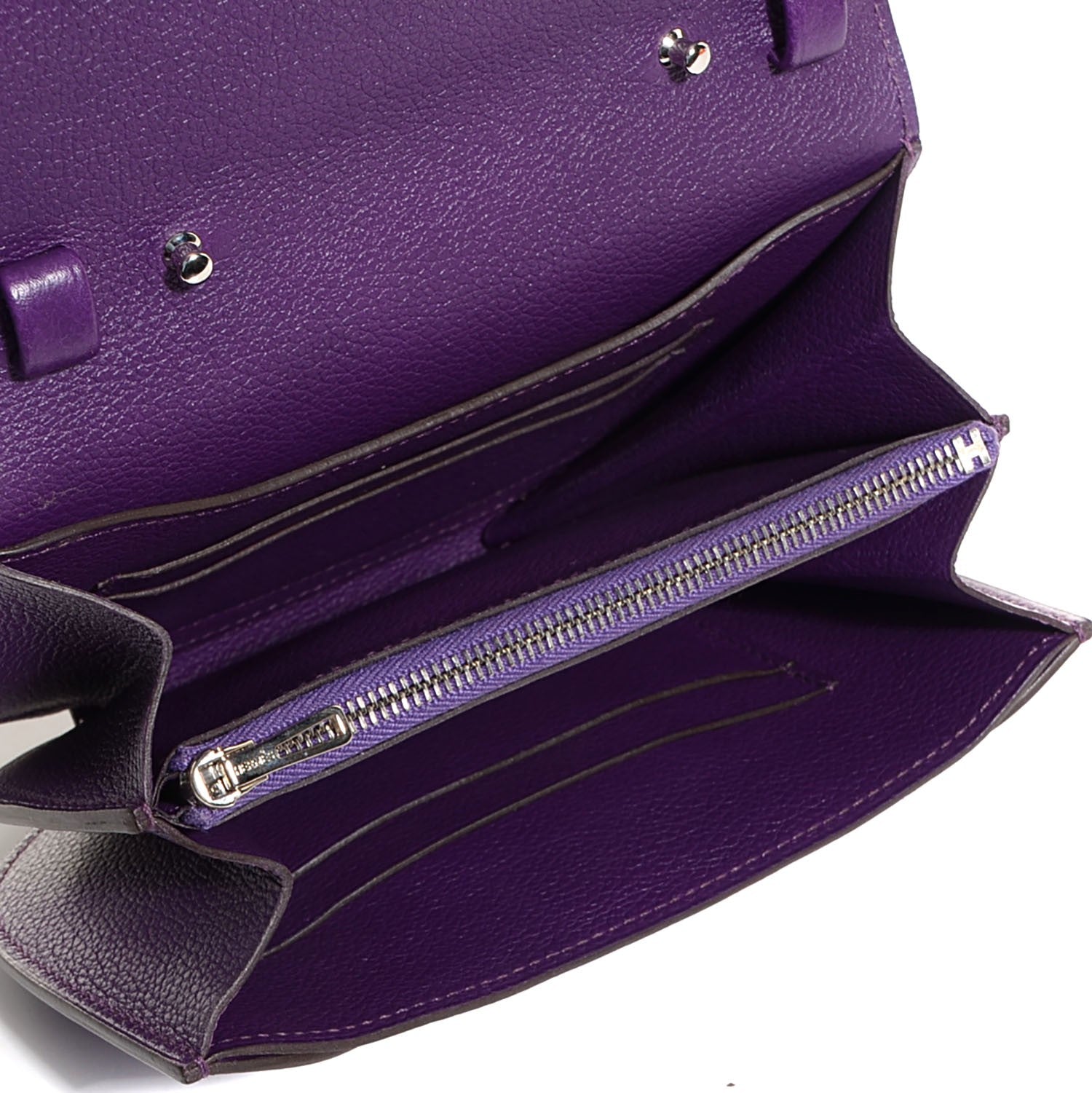 Hermes Veau Evercolor Mini Convoyeur Ultraviolet 5 of 11