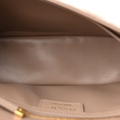 Christian Dior Calfskin Cannage Medium Caro Bag Taupe 5 of 11