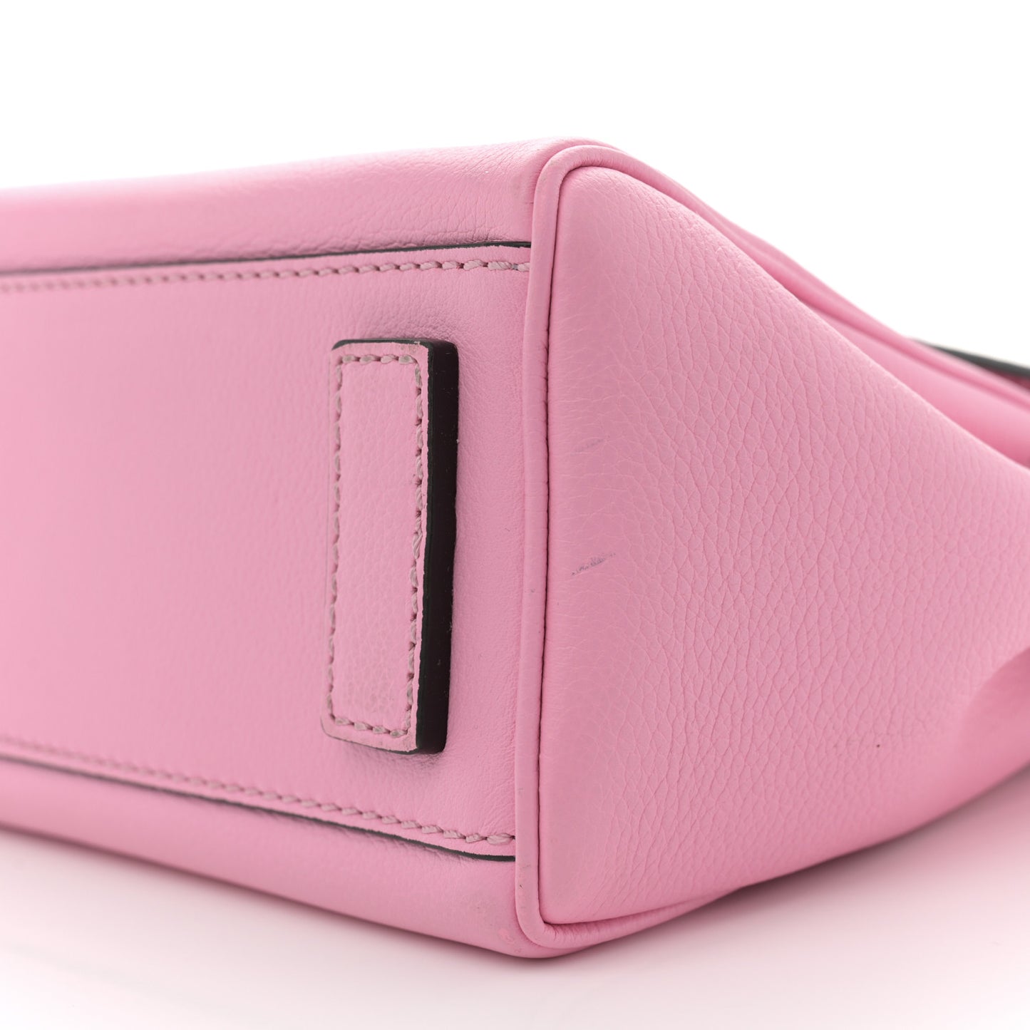 Grained Calfskin Small La Medusa Top Handle Bag Pink