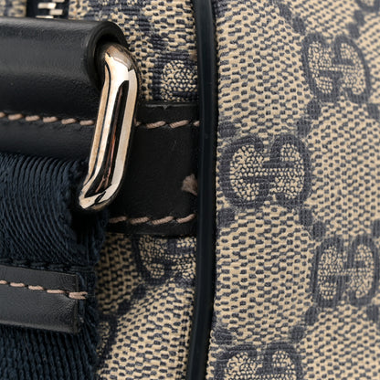 Gucci GG Plus Monogram Selleria Calfskin Medium Messenger Bag Beige Blue 12 of 16