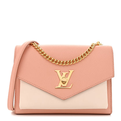 Louis Vuitton Soft Calfskin My Lockme Chain Bag Rose Trianon 1 of 10