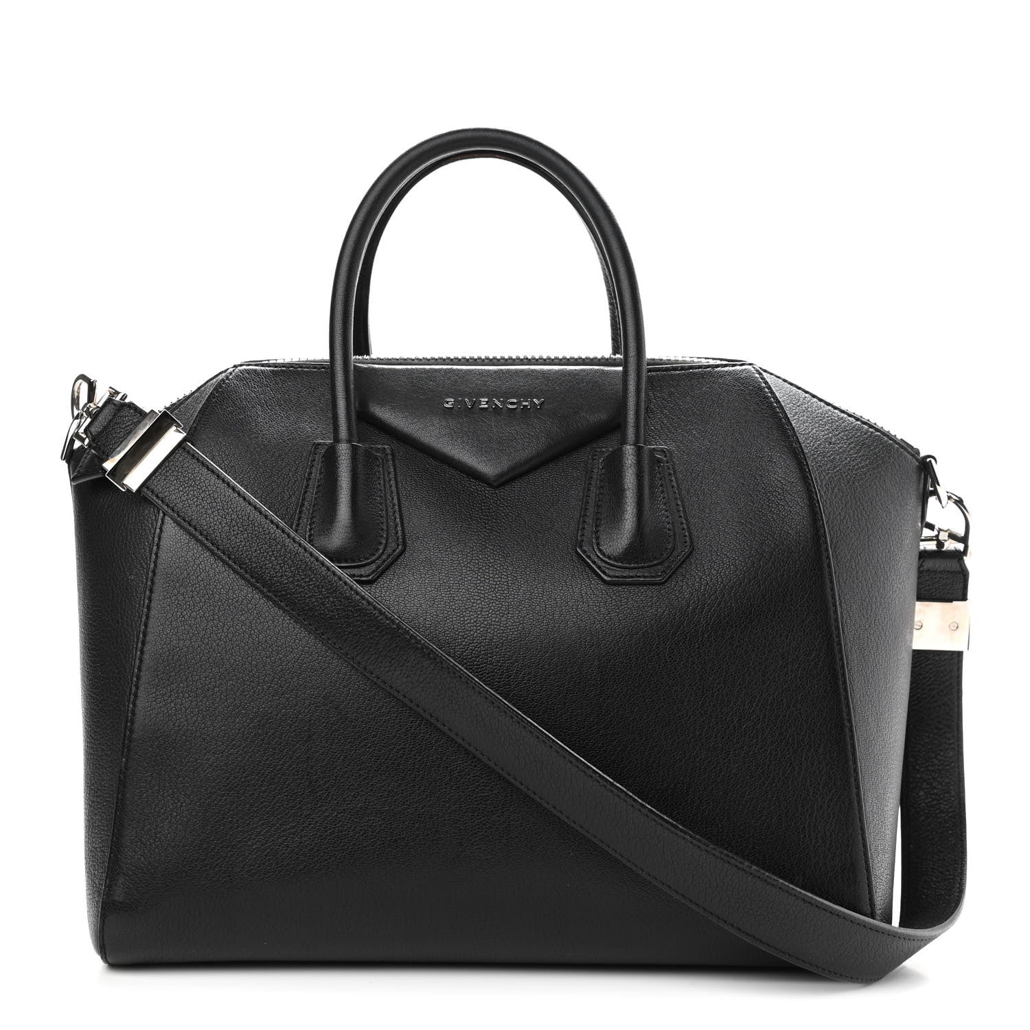 Givenchy Sugar Goatskin Medium Antigona Black 1 of 11