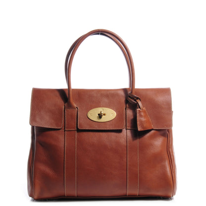 Mulberry Grainy Leather Bayswater Satchel Oak 1 of 8