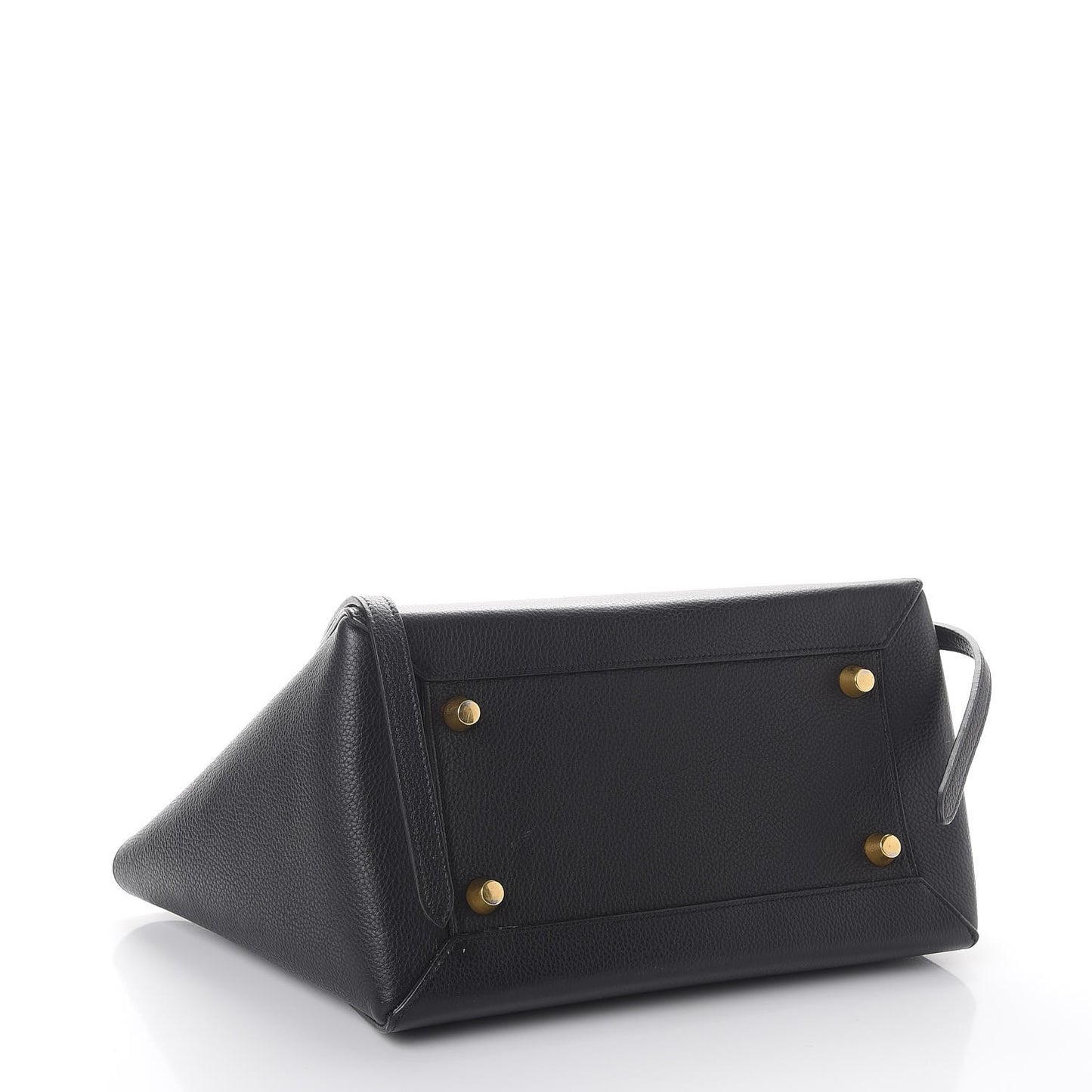 Grained Calfskin Mini Belt Bag Black