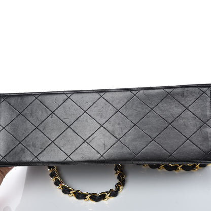 Chanel Lambskin Quilted XL Jumbo Single Flap Black 19 of 19