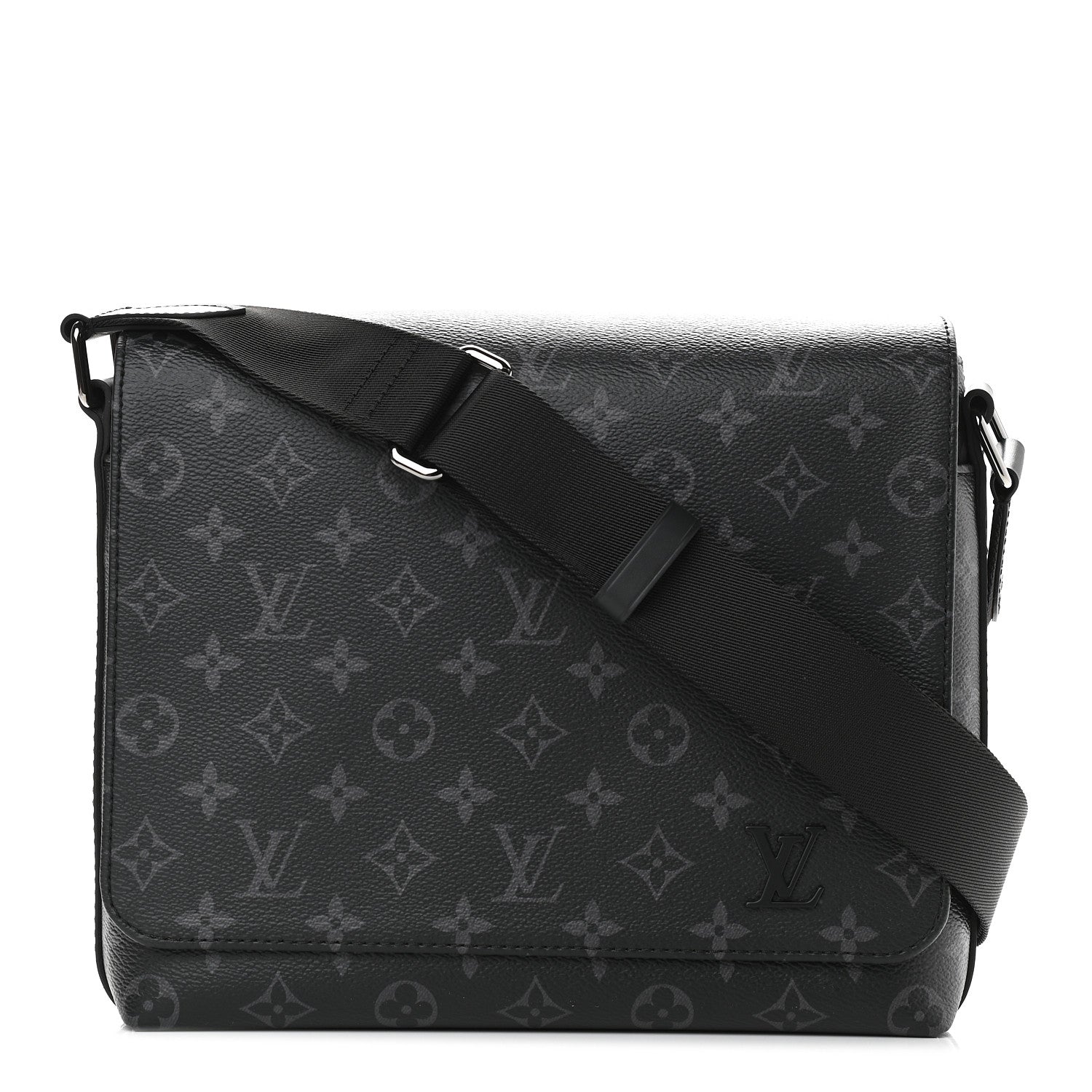 Louis Vuitton Monogram Eclipse District PM Black 1 of 8