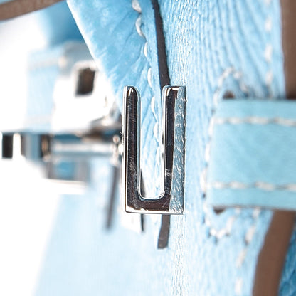 Hermes Epsom Micro Birkin 15 Celeste 21 of 29