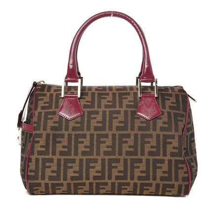 Fendi Zucca Medium Chef Boston Fuchsia 1 of 8