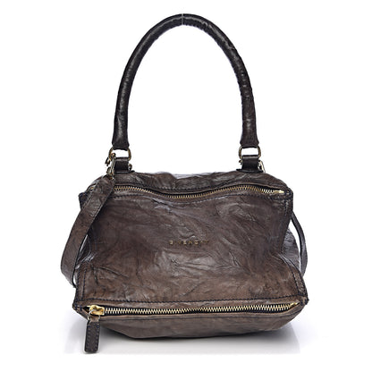 Givenchy Tumbled Sheepskin Small Pandora Charcoal 1 of 15