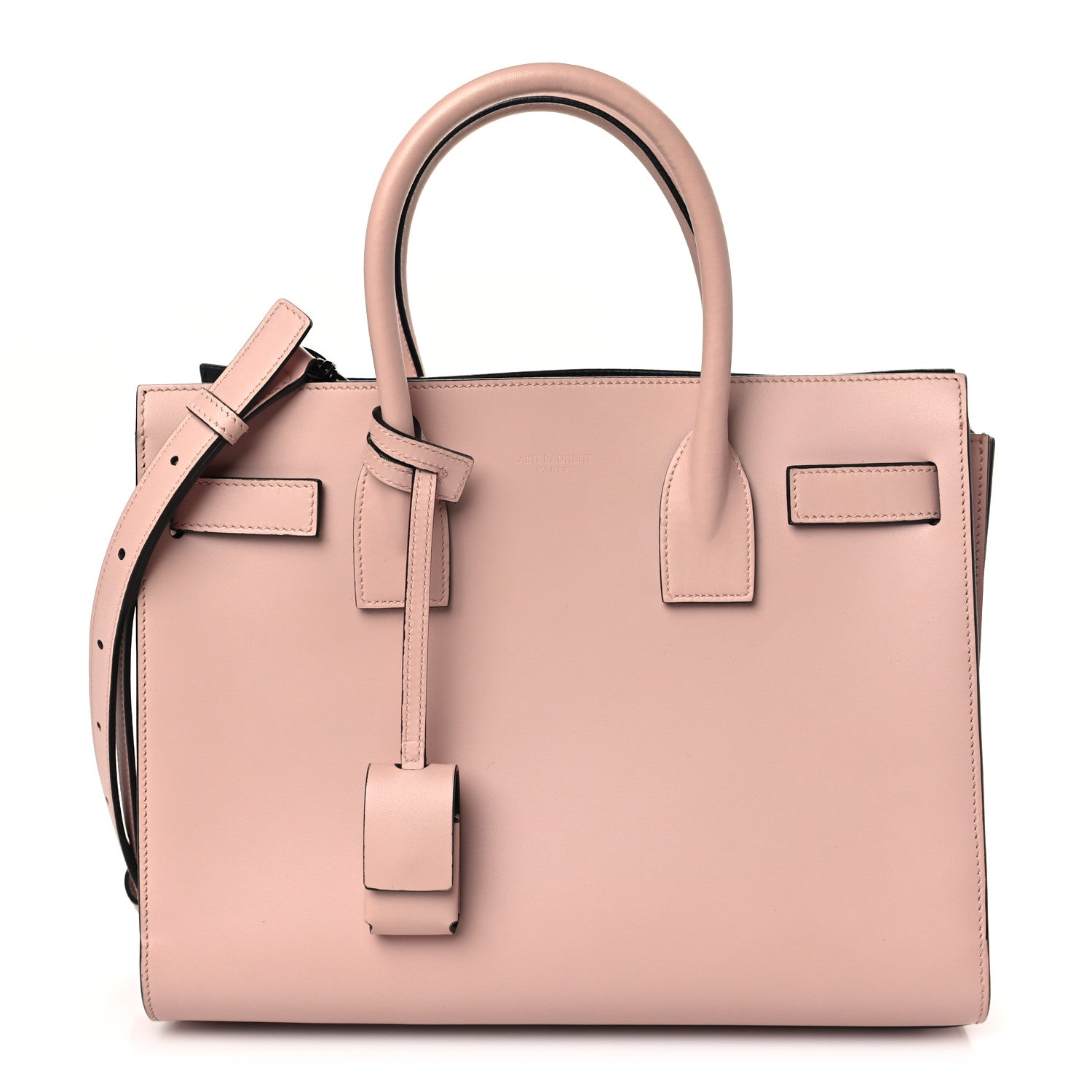 Saint Laurent Smooth Calfskin Baby Sac De Jour Pale Pink 1 of 9