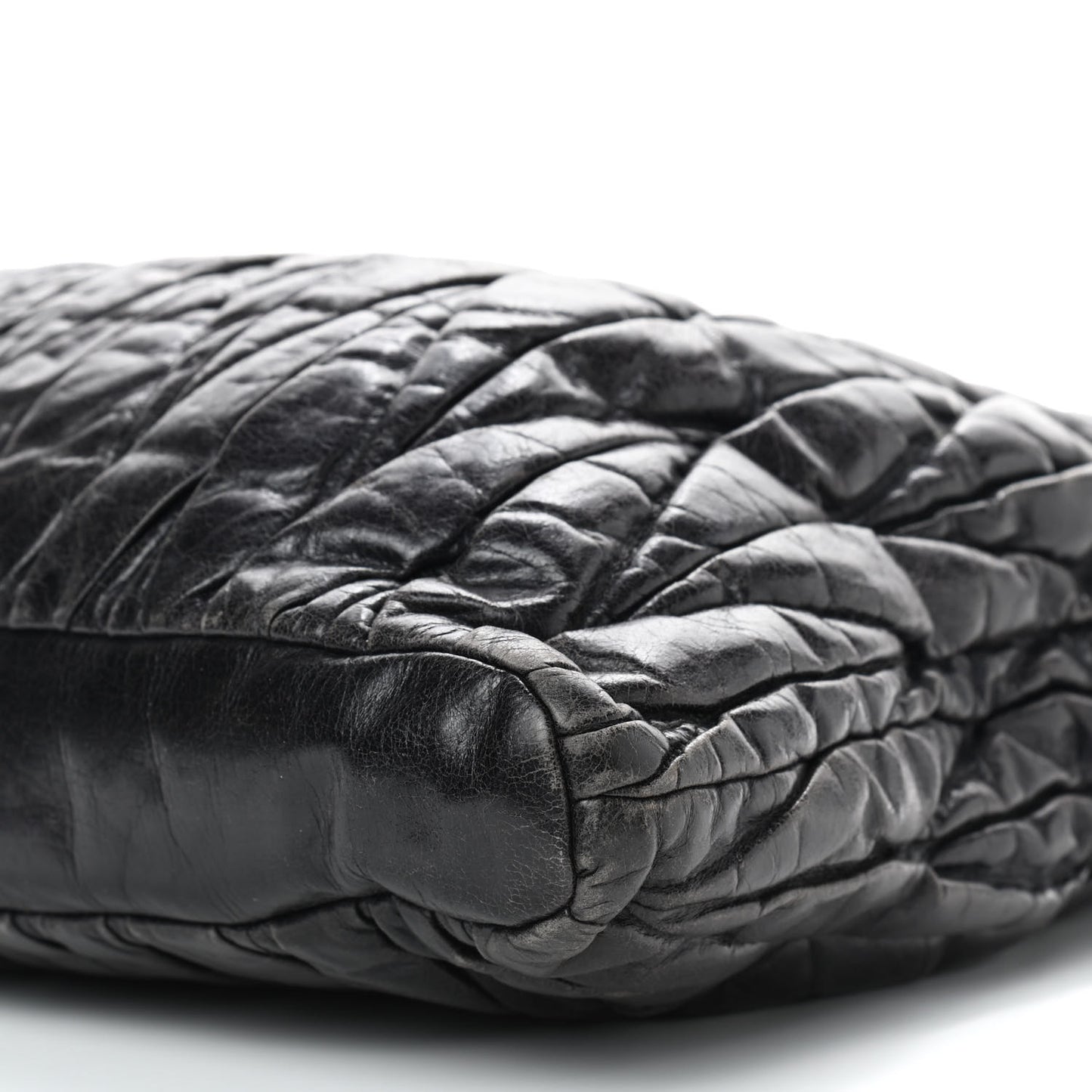 Nappa Matelasse Tote Black