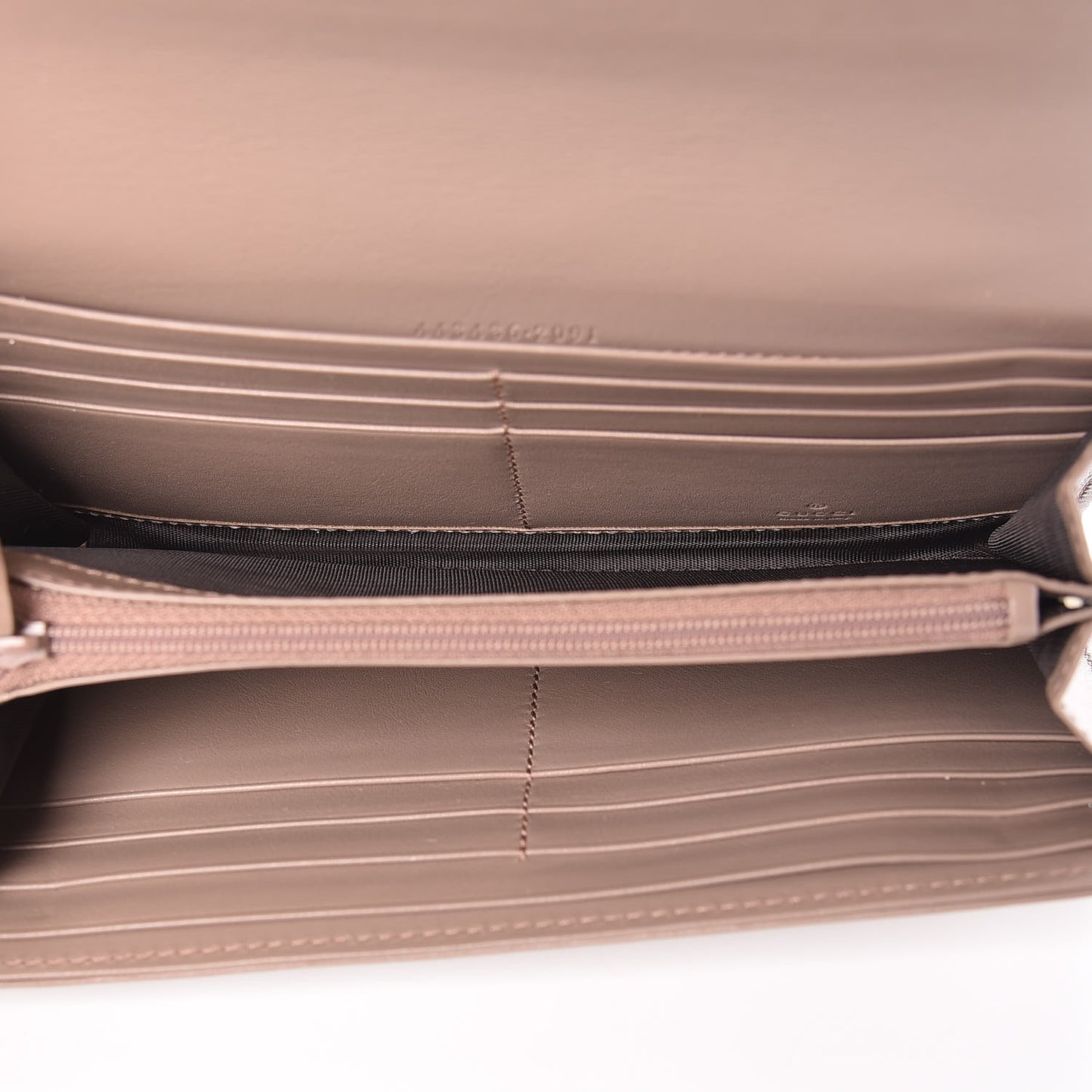 Calfskin Matelasse GG Marmont Continental Wallet Porcelain Rose