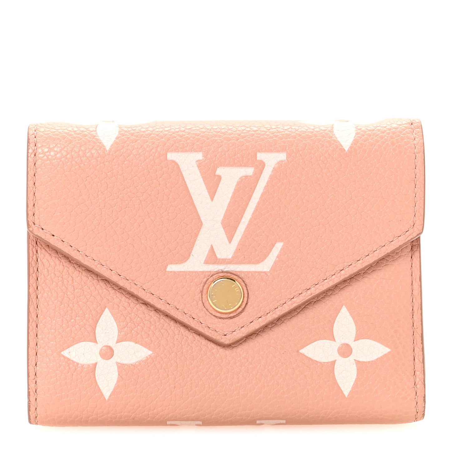 Empreinte Monogram Giant Victorine Wallet Rose Trianon Creme