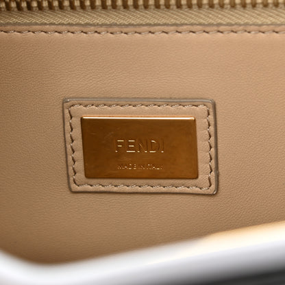 Fendi Vitello Seta Shiny Nappa Medium Peekaboo Iconic Satchel Ardesia Amido 7 of 11