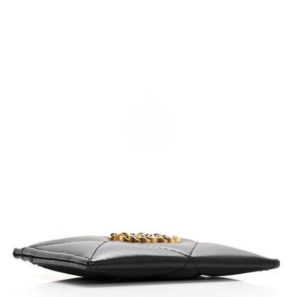 Chanel Lambskin Quilted Chanel 19 Card Holder Black 4 of 11