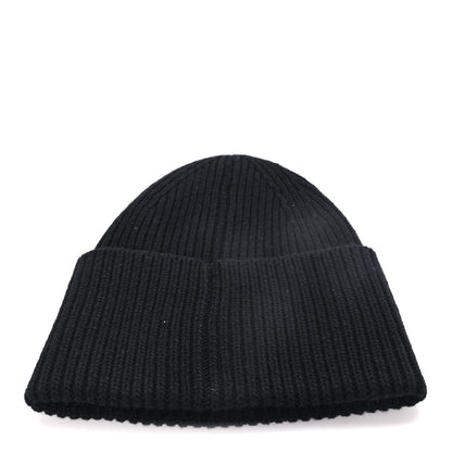 Louis Vuitton Wool LV initials Monogram Beanie Hat Black 3 of 6