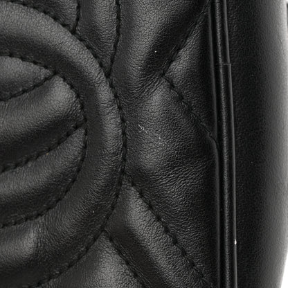 Gucci Calfskin Matelasse Mini GG Marmont Chain Shoulder Bag Black 15 of 15