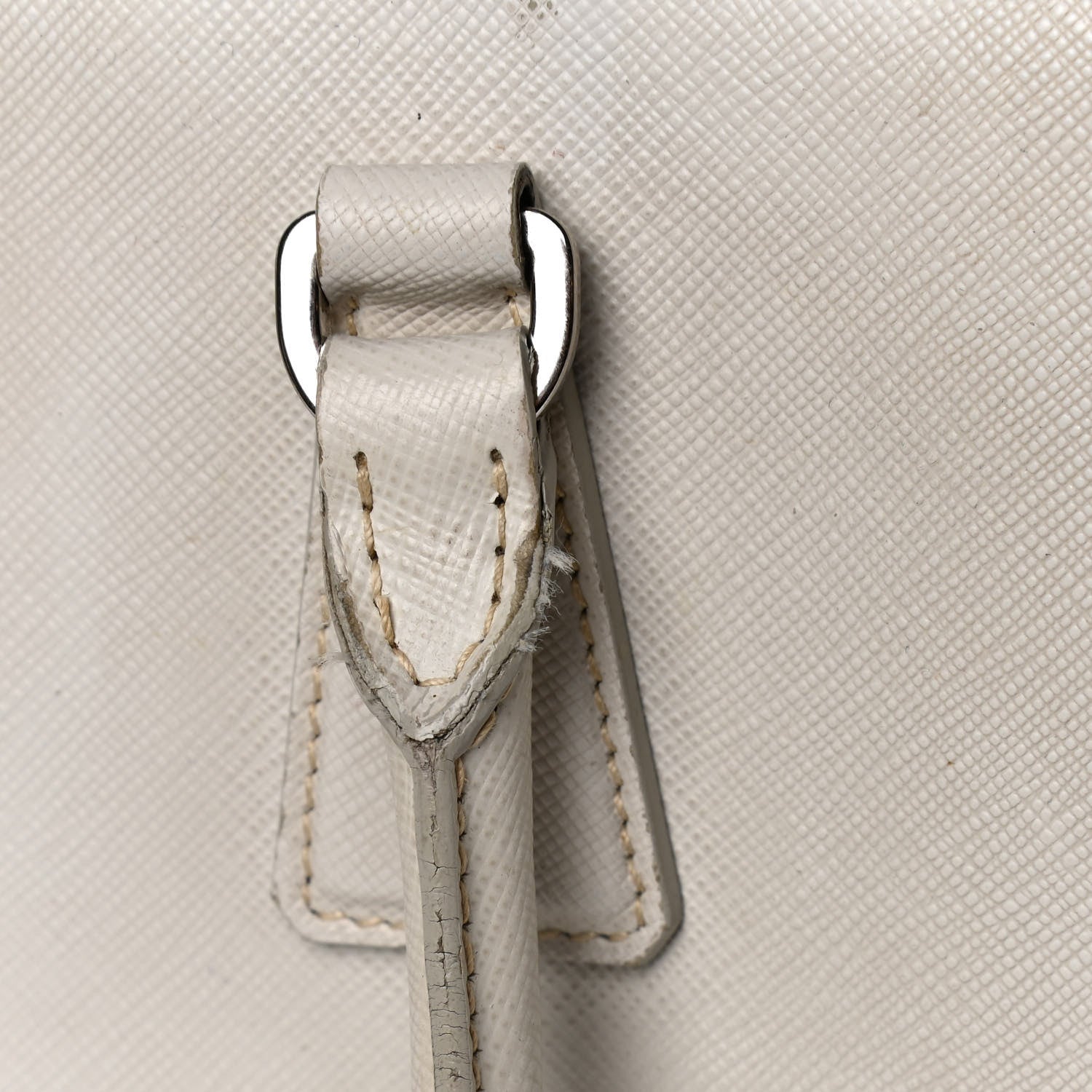 Prada Saffiano Small Galleria Double Zip Tote Talco 14 of 19