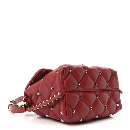 Valentino Garavani Nappa Medium Candystud Top Handle Bag Rosso Valentino 4 of 9