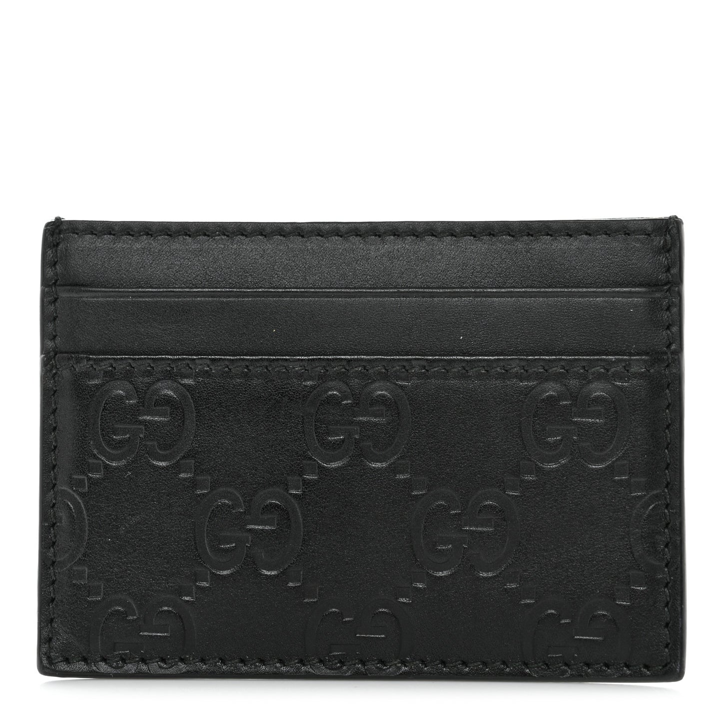 Microguccissima Card Holder Money Clip Black