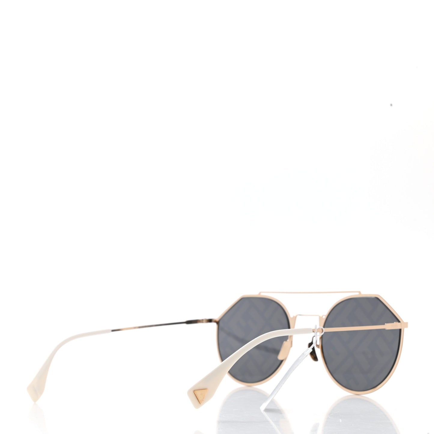Metal Eyeline Aviator Sunglasses FF M0021/S Gold
