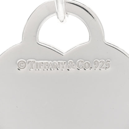 Tiffany Sterling Silver Mom Heart Tag Charm 4 of 4