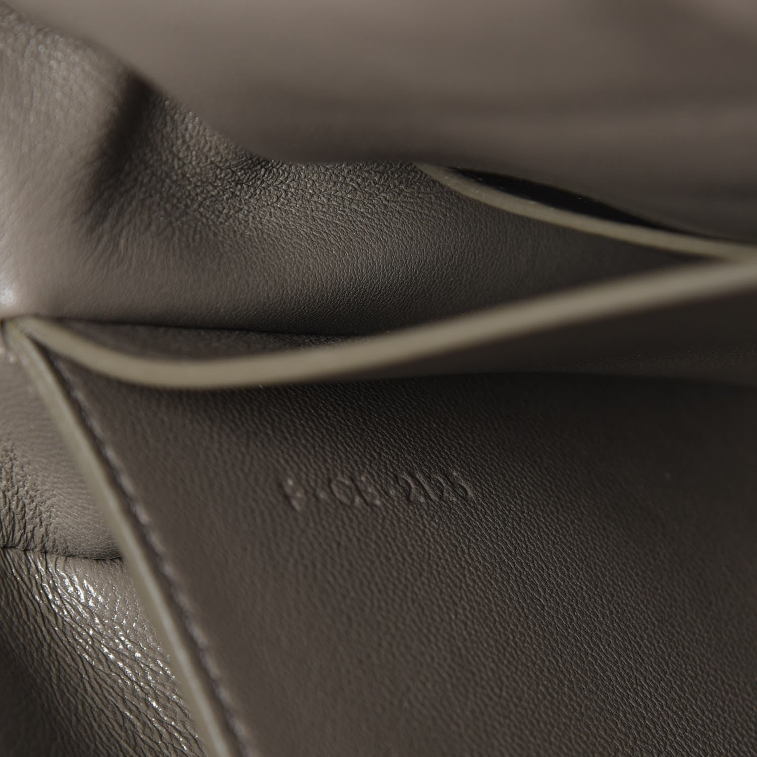 Celine Grained Calfskin Medium Trotteur Taupe 7 of 7