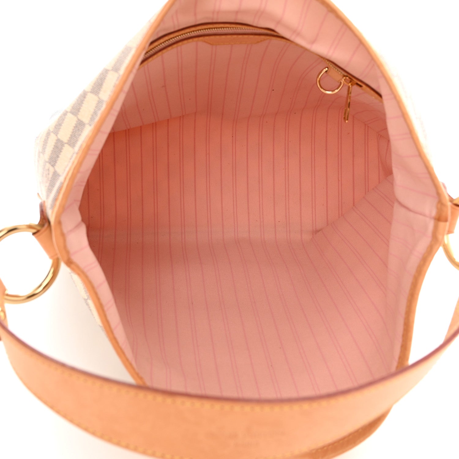 Louis Vuitton Damier Azur Delightful PM Rose Ballerine 5 of 10