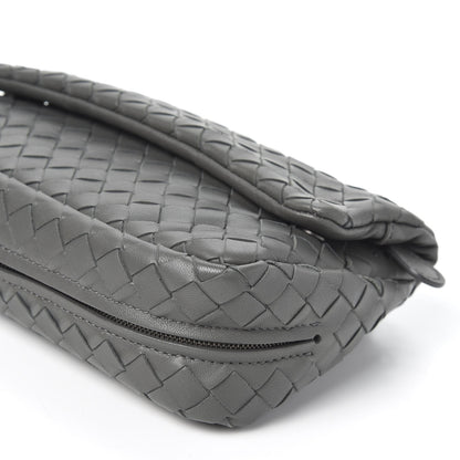 Bottega Veneta Nappa Intrecciato Mini Chain Messenger Light Grey 6 of 8