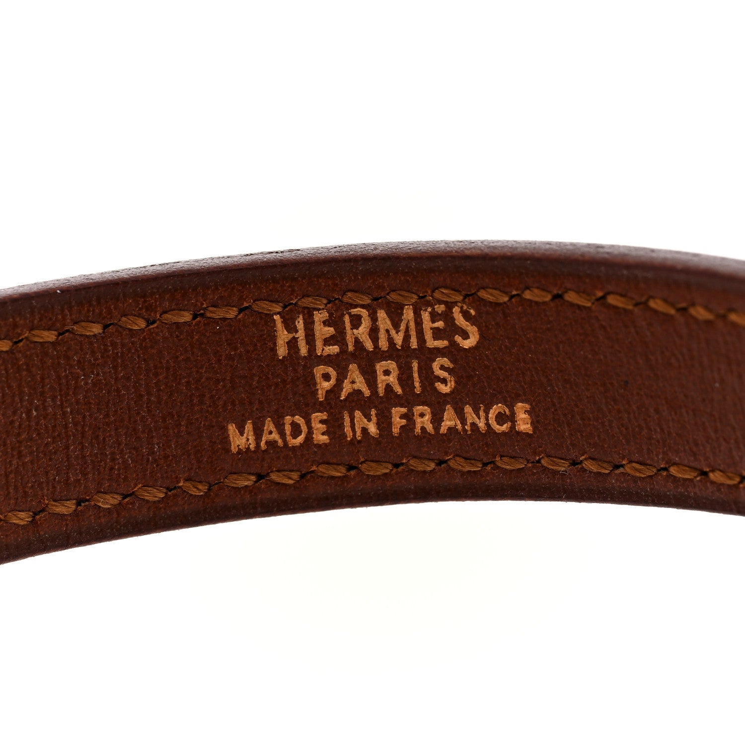 Hermes Barenia Kelly Double Tour Bracelet Fauve 4 of 5