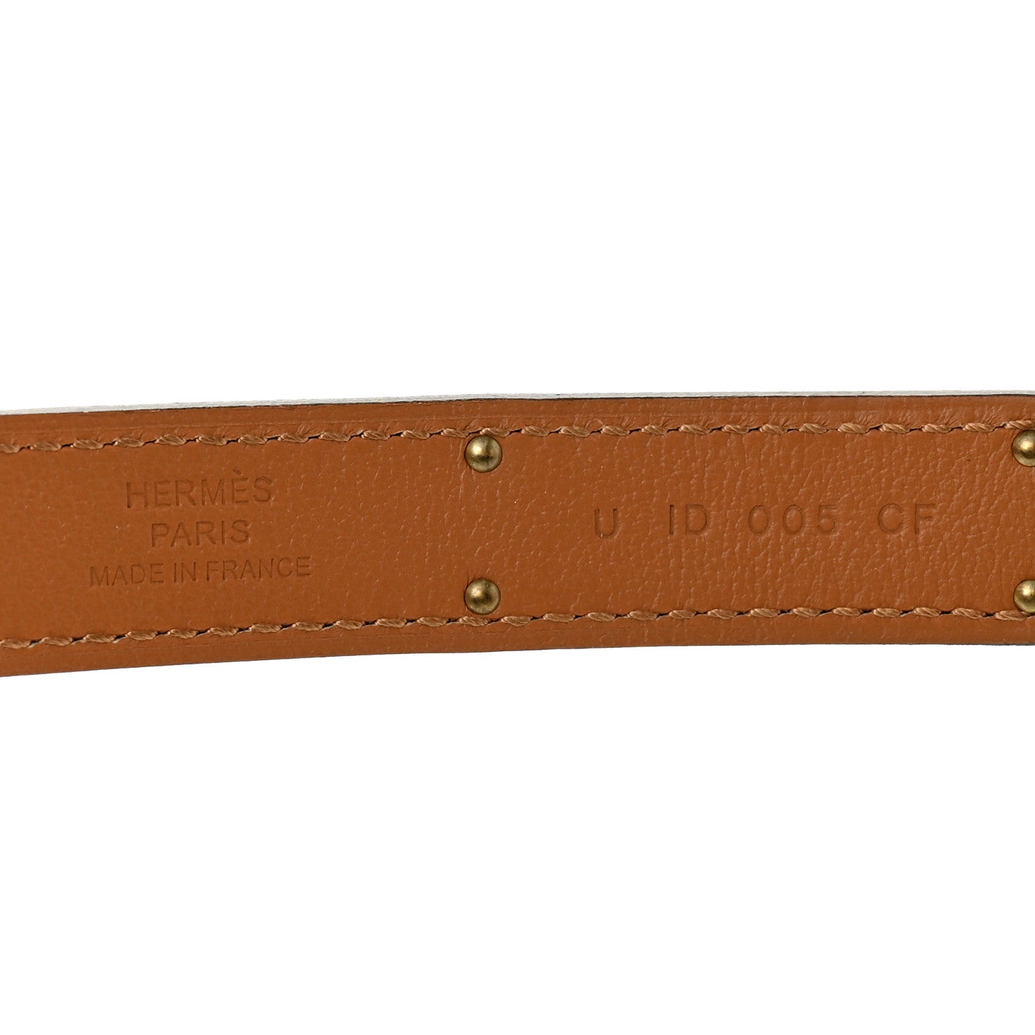 Hermes Epsom Kelly Belt White 3 of 3