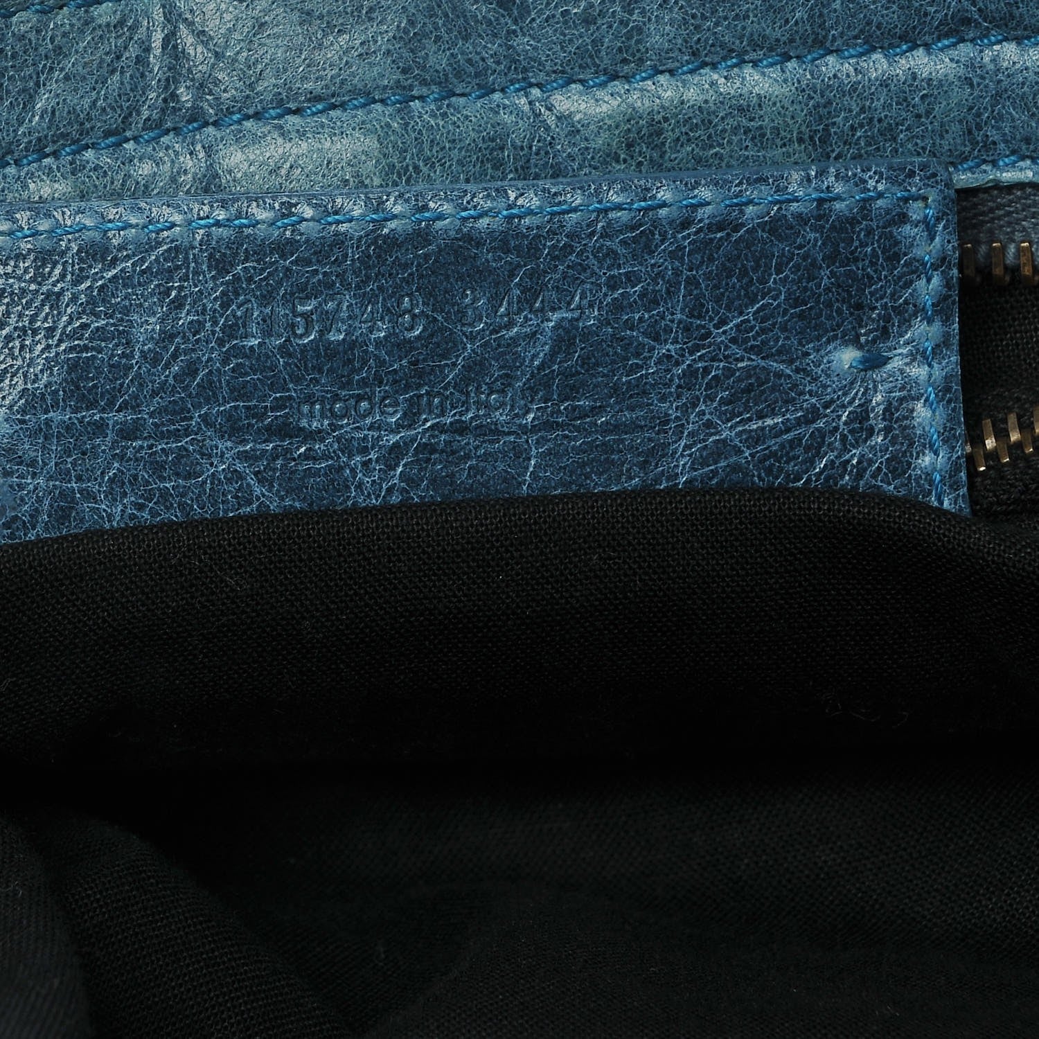 Balenciaga Agneau Classic Hardware City Bleu Paon 7 of 12