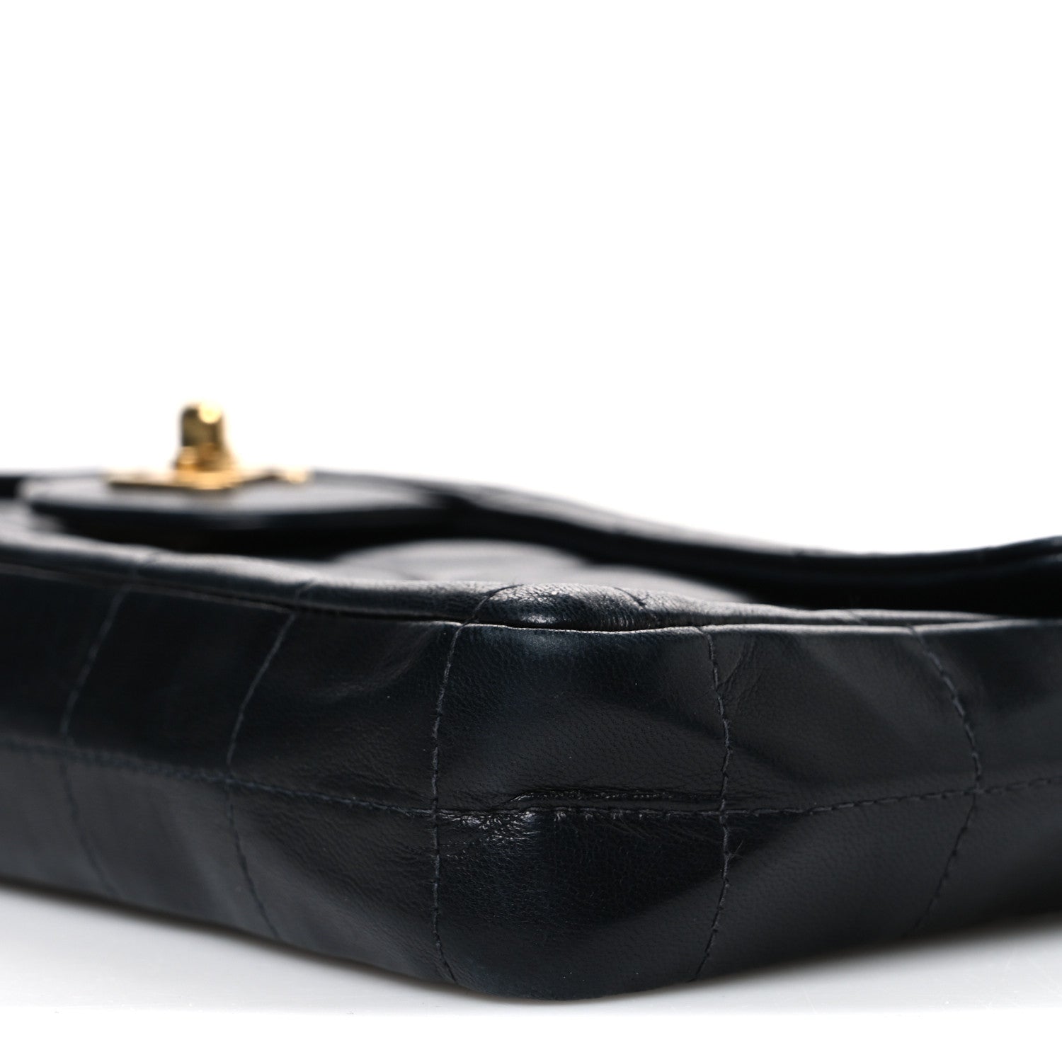 Chanel Lambskin East West Chocolate Bar Flap Black 11 of 11