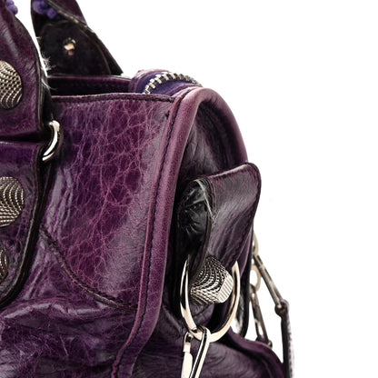 Balenciaga Agneau Giant 21 Silver Hardware City Raisin 21 of 21