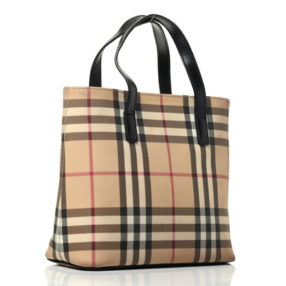 Burberry House Check Small Tote Black 2 of 3