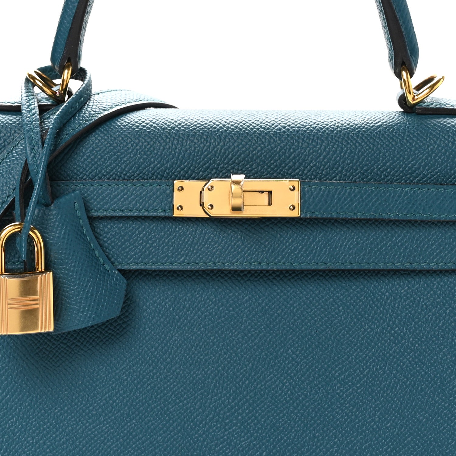 Hermes Epsom Kelly Sellier 25 Vert Bosphore 8 of 11