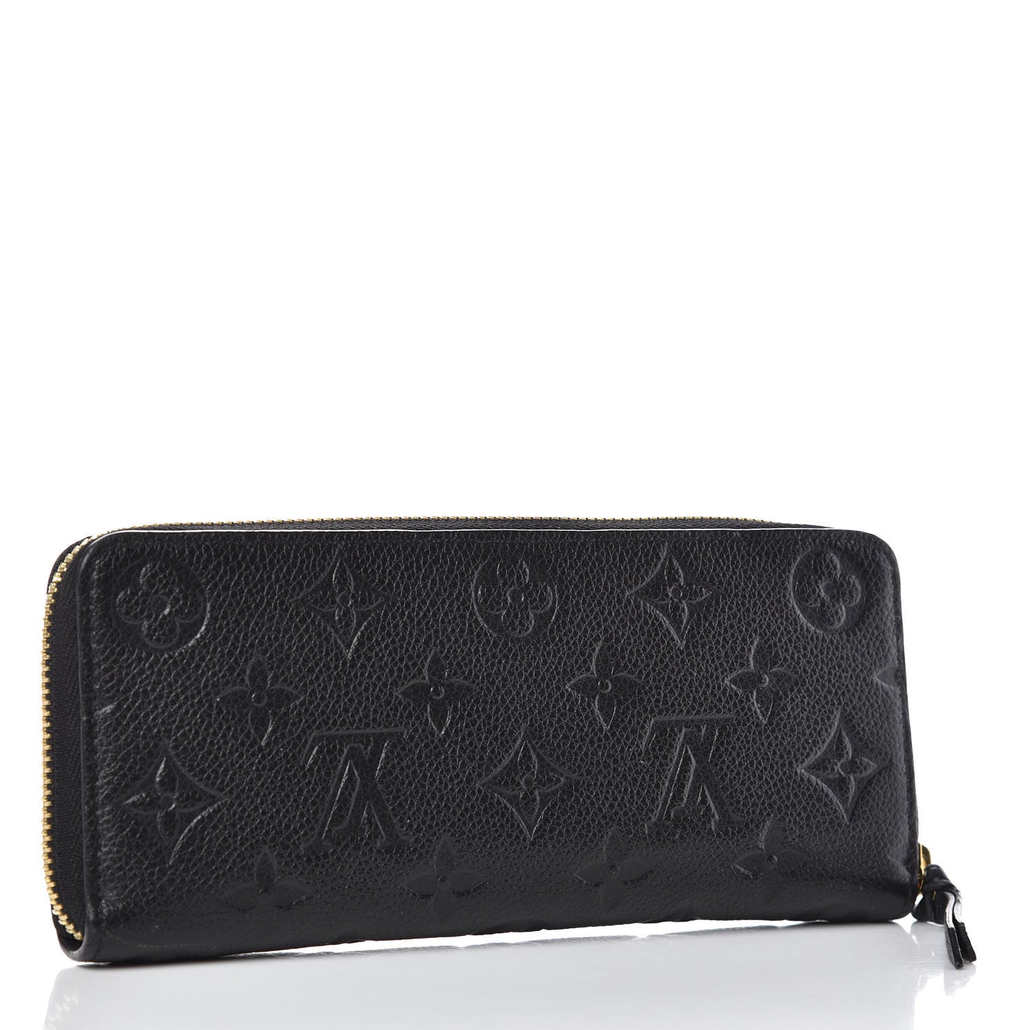 Louis Vuitton Empreinte Clemence Wallet Black 3 of 7