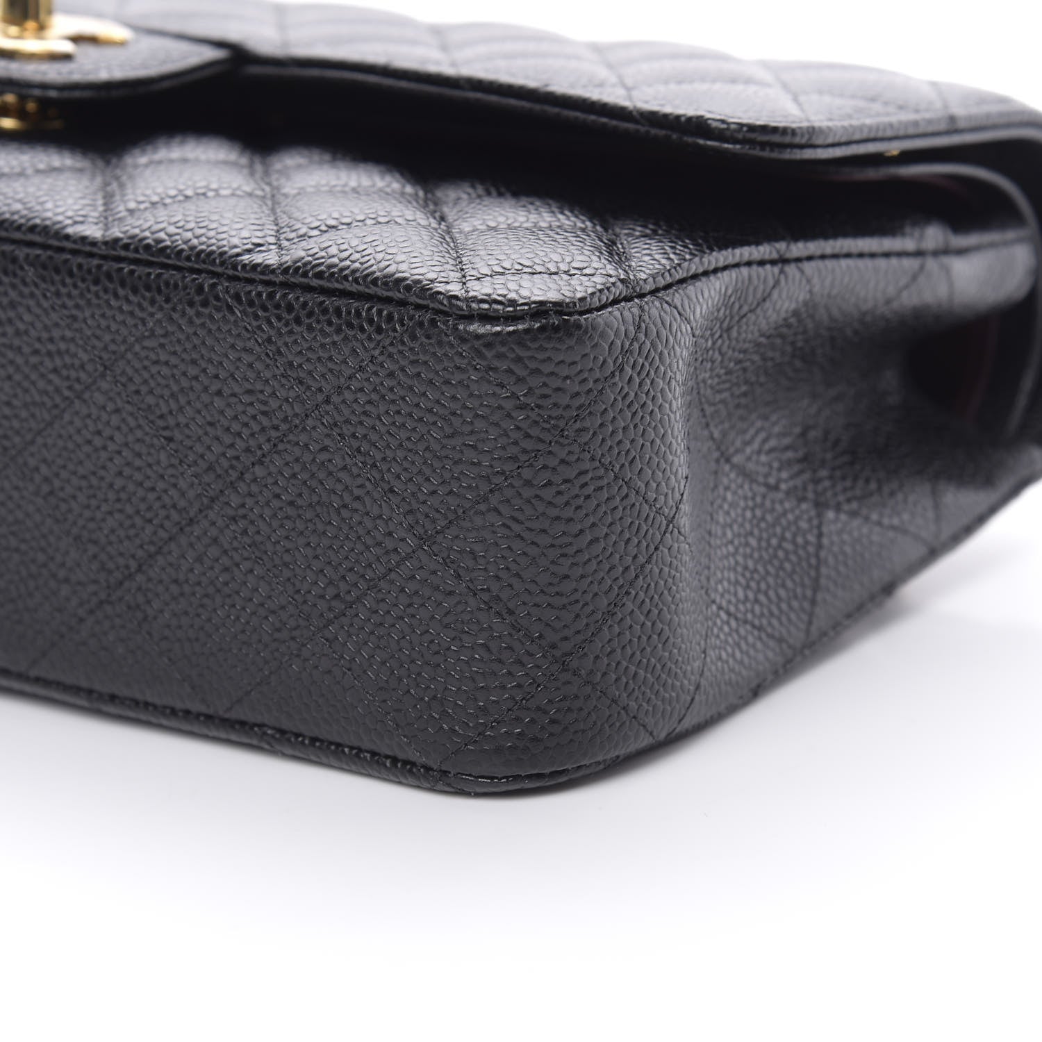 Chanel Caviar Quilted Medium Double Flap Black 11 of 12