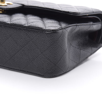 Chanel Caviar Quilted Medium Double Flap Black 11 of 12