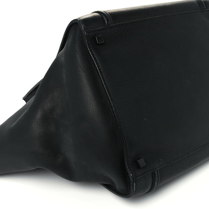 Celine Supple Calfskin Medium Phantom Luggage Black 10 of 12